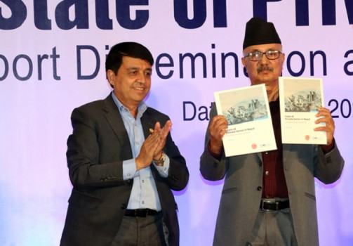 अर्थतन्त्रमा निजी क्षेत्रको योगदान ८१.५५ प्रतिशत